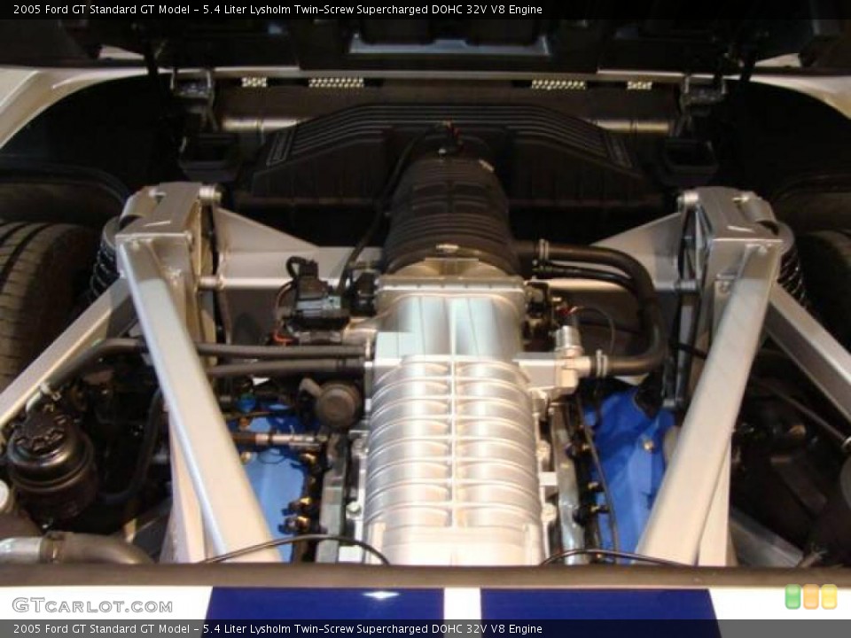 5.4 Liter Lysholm Twin-Screw Supercharged DOHC 32V V8 Engine for the 2005 Ford GT #6631834