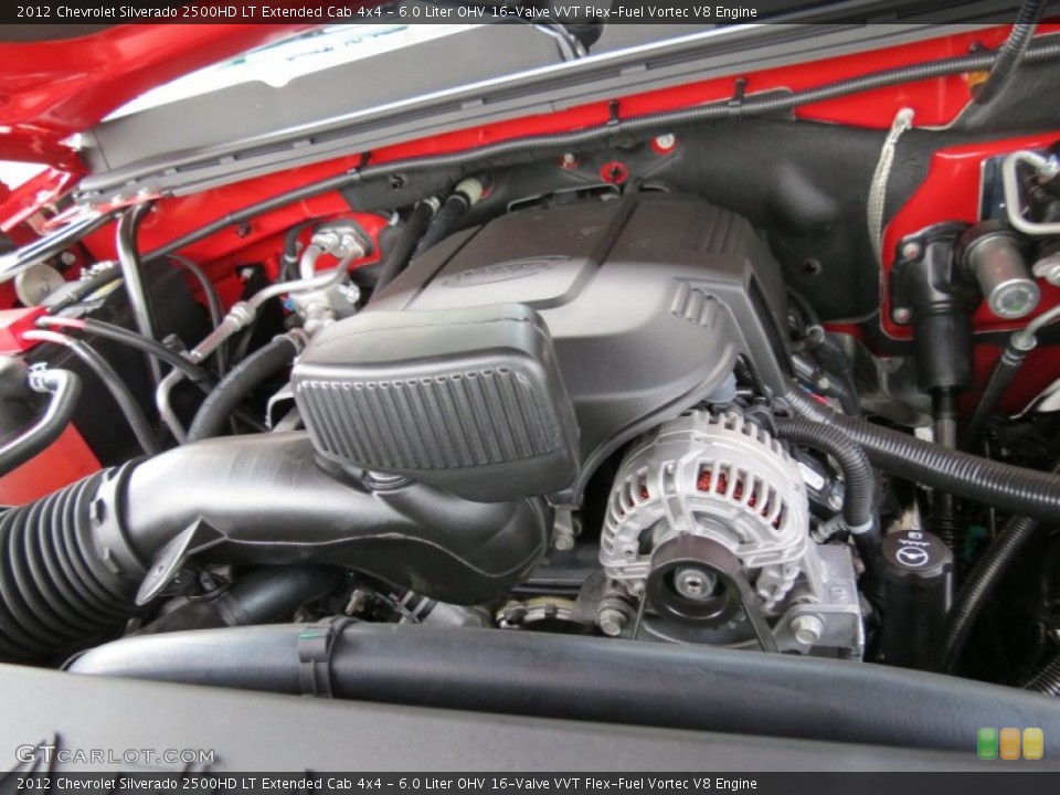 6.0 Liter OHV 16-Valve VVT Flex-Fuel Vortec V8 Engine for the 2012 Chevrolet Silverado 2500HD #66329085