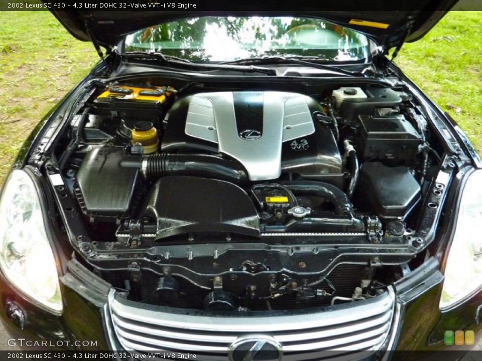 4.3 Liter DOHC 32-Valve VVT-i V8 Engine for the 2002 Lexus SC #66336009