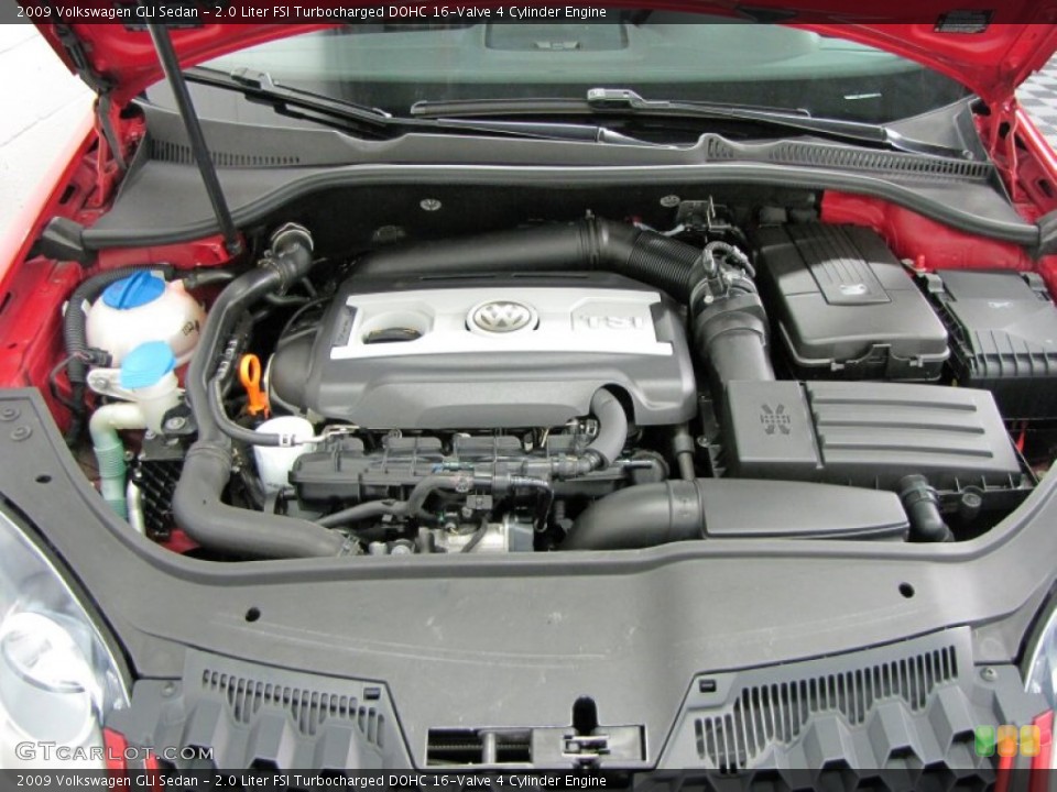 2.0 Liter FSI Turbocharged DOHC 16-Valve 4 Cylinder Engine for the 2009 Volkswagen GLI #66344816