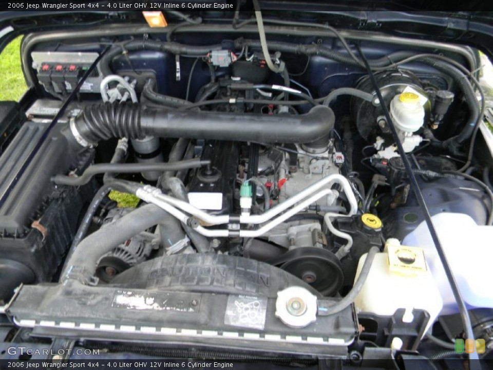 4.0 Liter OHV 12V Inline 6 Cylinder Engine for the 2006 Jeep Wrangler #66345635