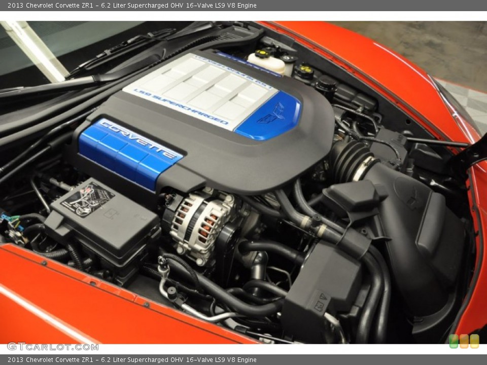 6.2 Liter Supercharged OHV 16-Valve LS9 V8 Engine for the 2013 Chevrolet Corvette #66366344