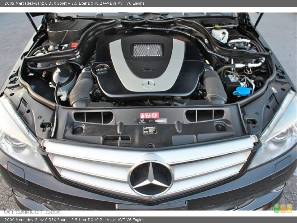 3.5 Liter DOHC 24-Valve VVT V6 2009 Mercedes-Benz C Engine