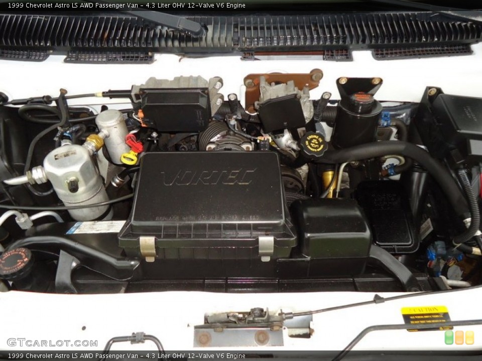 4.3 Liter OHV 12-Valve V6 Engine for the 1999 Chevrolet Astro #66385826