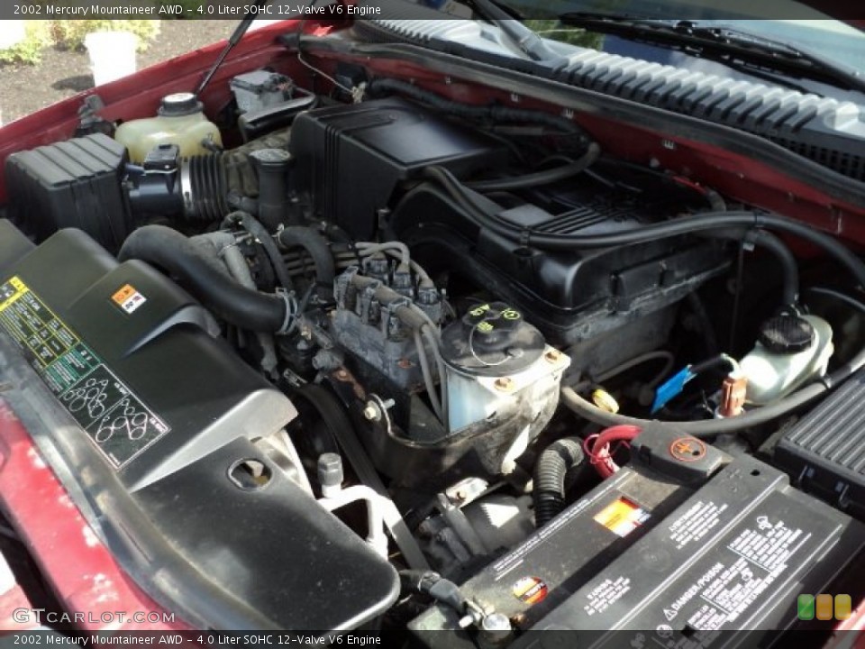 4.0 Liter SOHC 12-Valve V6 Engine for the 2002 Mercury Mountaineer #66391628