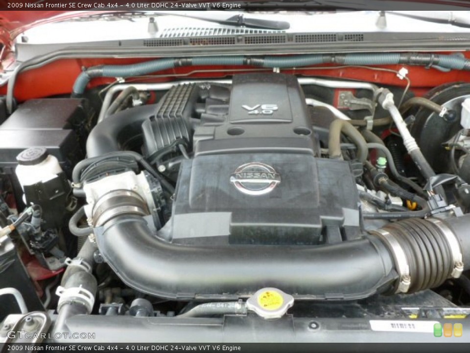 4.0 Liter DOHC 24-Valve VVT V6 Engine for the 2009 Nissan Frontier #66401628