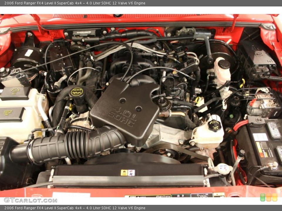 4.0 Liter SOHC 12 Valve V6 Engine for the 2006 Ford Ranger #66406265