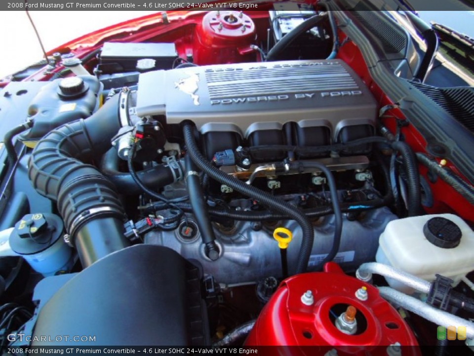 4.6 Liter SOHC 24-Valve VVT V8 Engine for the 2008 Ford Mustang #66407232