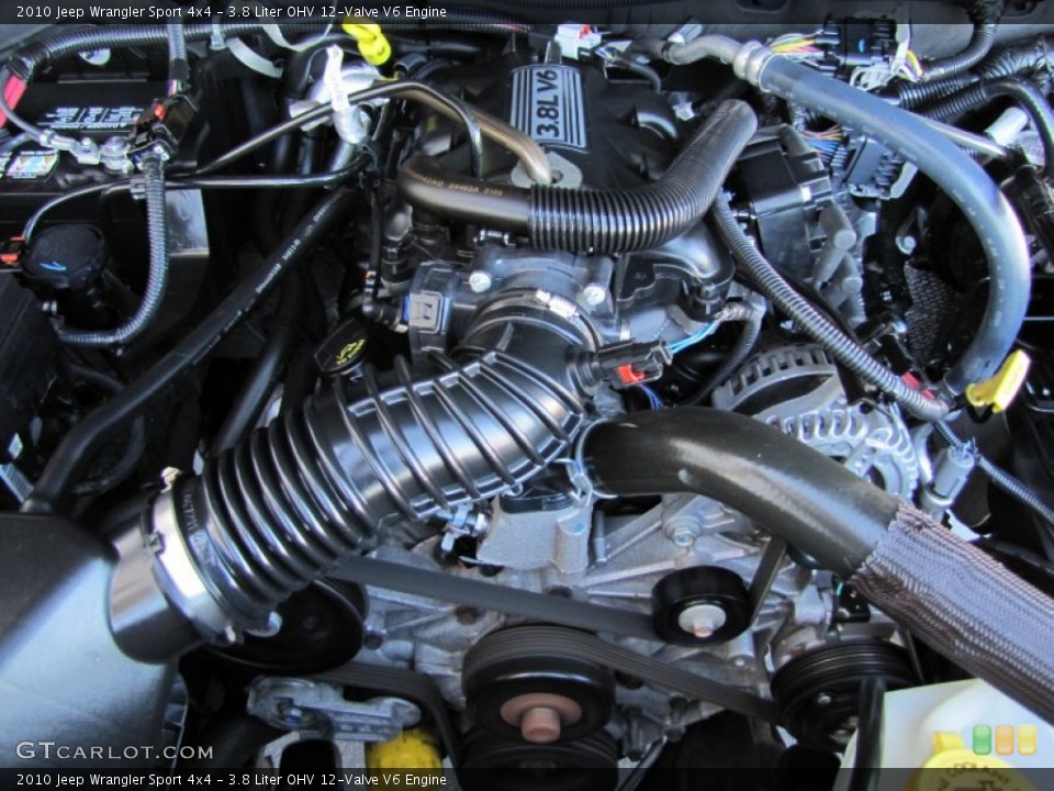 3.8 Liter OHV 12-Valve V6 Engine for the 2010 Jeep Wrangler #66408930