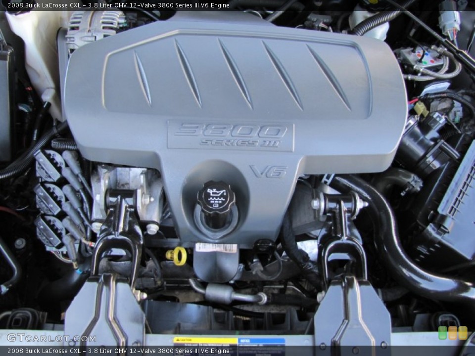 3.8 Liter OHV 12-Valve 3800 Series III V6 Engine for the 2008 Buick LaCrosse #66409216