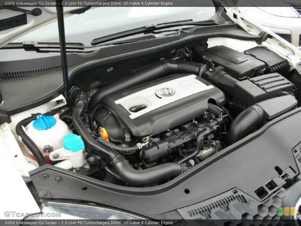 2.0 Liter FSI Turbocharged DOHC 16-Valve 4 Cylinder Engine for the 2009 Volkswagen GLI #66427183