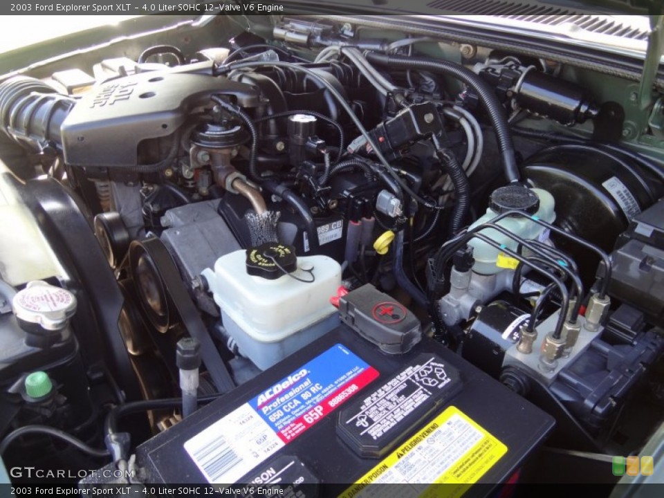 4.0 Liter SOHC 12-Valve V6 Engine for the 2003 Ford Explorer #66438555