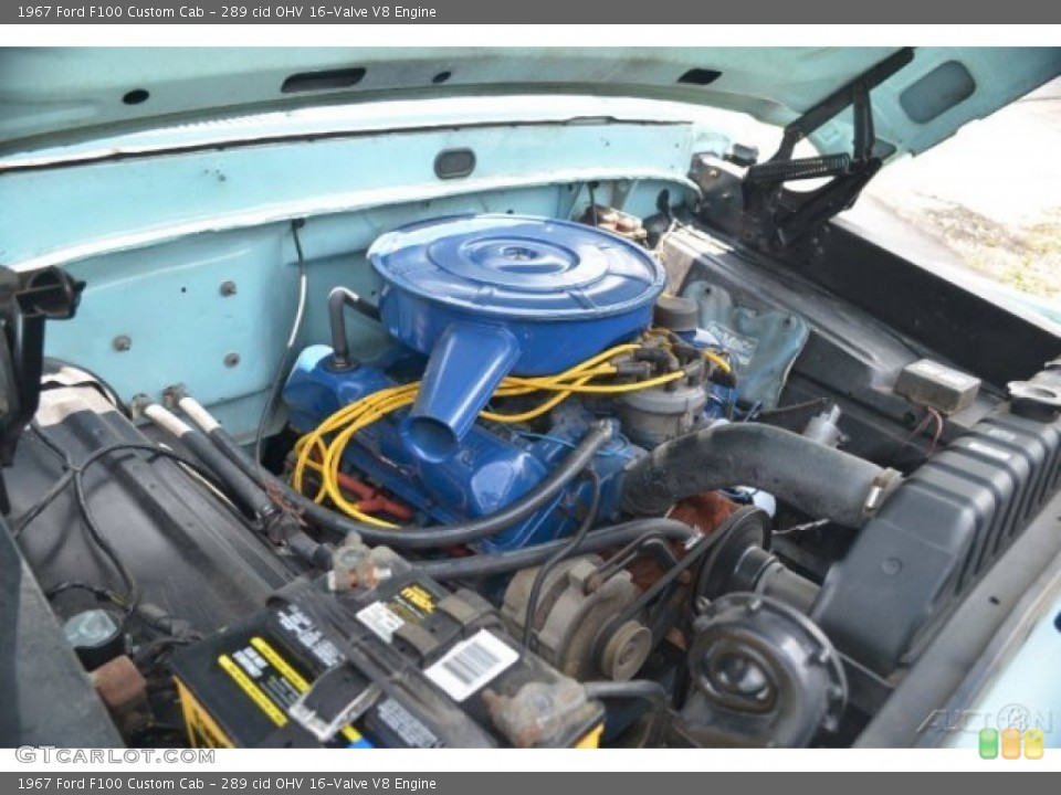 289 cid OHV 16-Valve V8 Engine for the 1967 Ford F100 #66444135