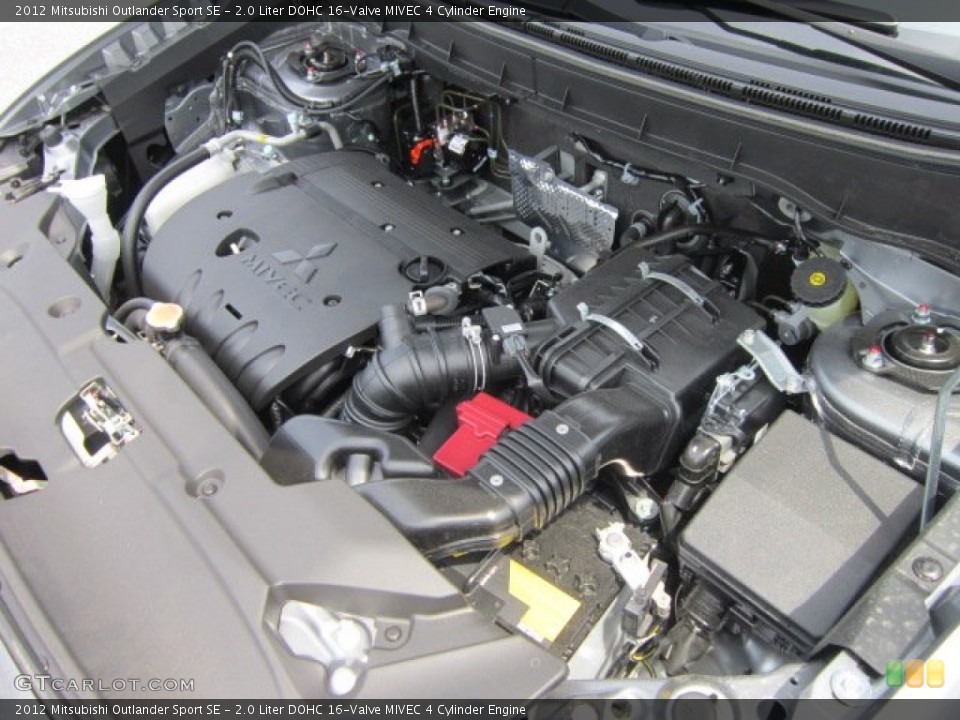 2.0 Liter DOHC 16-Valve MIVEC 4 Cylinder Engine for the 2012 Mitsubishi Outlander Sport #66444693