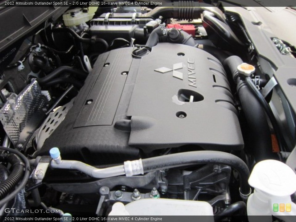 2.0 Liter DOHC 16-Valve MIVEC 4 Cylinder Engine for the 2012 Mitsubishi Outlander Sport #66445383