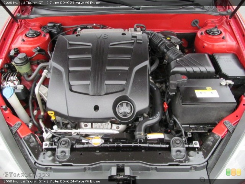 2.7 Liter DOHC 24-Valve V6 Engine for the 2008 Hyundai Tiburon #66452667