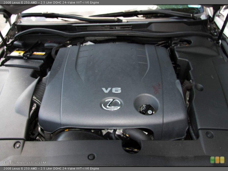 2.5 Liter DOHC 24-Valve VVT-i V6 Engine for the 2008 Lexus IS #66453261