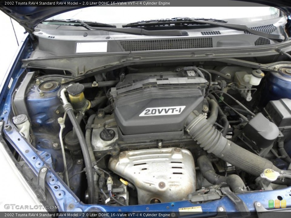 2.0 Liter DOHC 16-Valve VVT-i 4 Cylinder Engine for the 2002 Toyota RAV4 #66458112