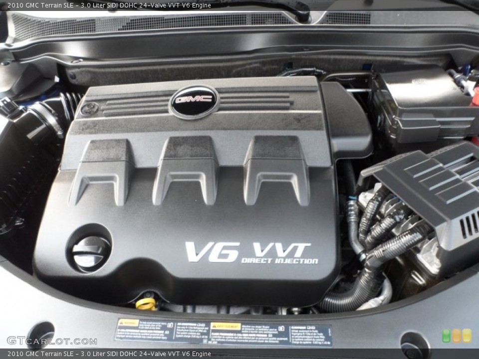 3.0 Liter SIDI DOHC 24-Valve VVT V6 2010 GMC Terrain Engine