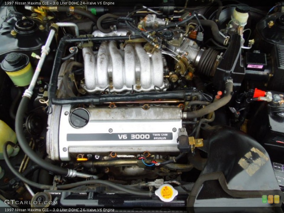 3.0 Liter DOHC 24-Valve V6 1997 Nissan Maxima Engine