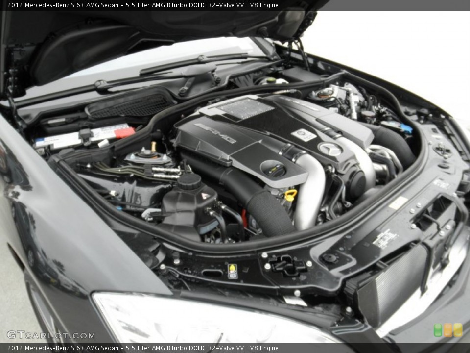 5.5 Liter AMG Biturbo DOHC 32-Valve VVT V8 Engine for the 2012 Mercedes-Benz S #66498171