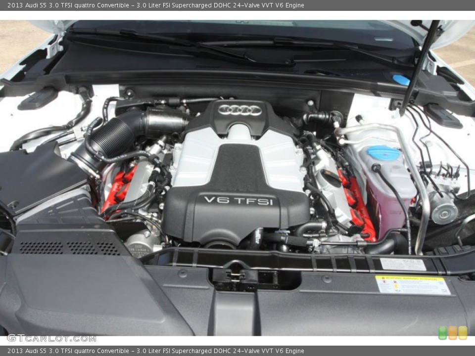 3.0 Liter FSI Supercharged DOHC 24-Valve VVT V6 Engine for the 2013 Audi S5 #66499647
