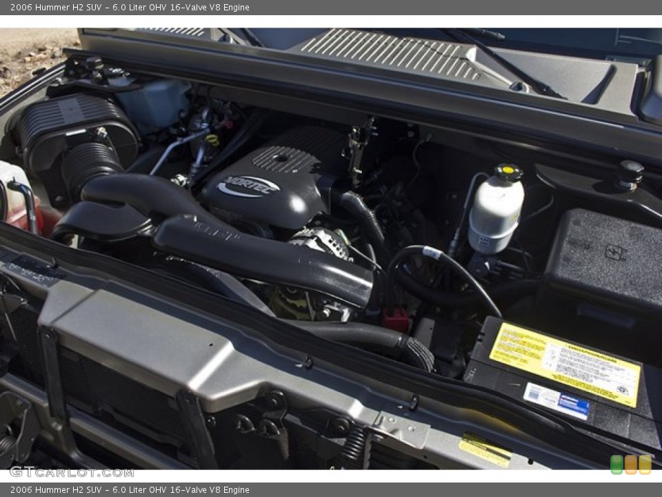 6.0 Liter OHV 16-Valve V8 Engine for the 2006 Hummer H2 #66507383