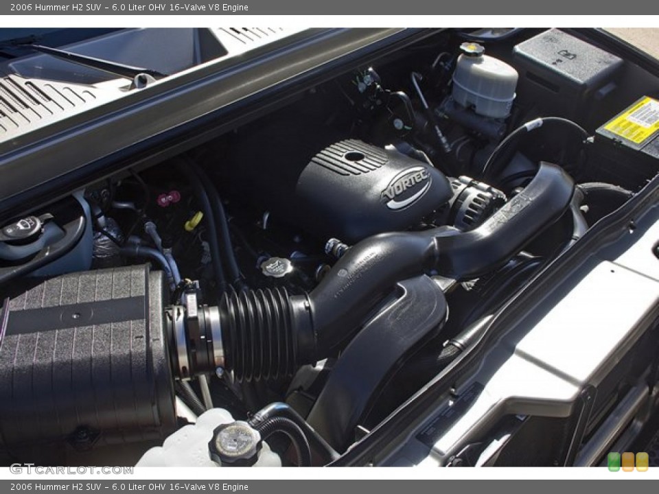 6.0 Liter OHV 16-Valve V8 Engine for the 2006 Hummer H2 #66507405