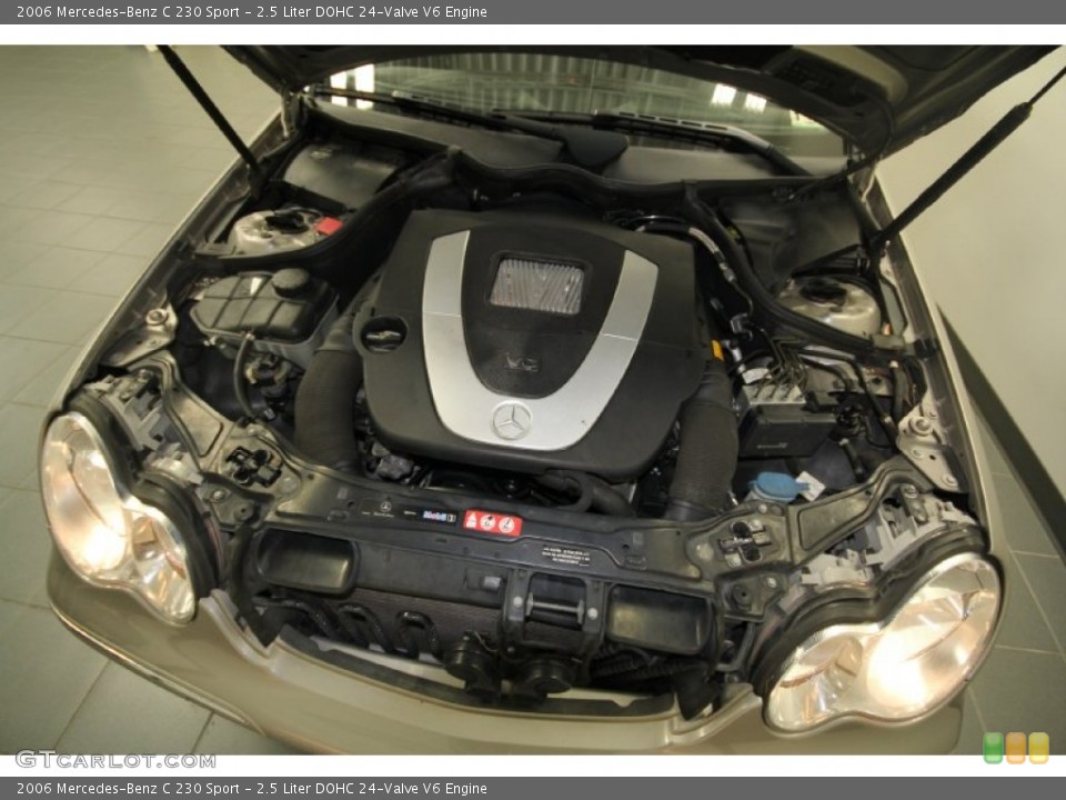 2.5 Liter DOHC 24-Valve V6 Engine for the 2006 Mercedes-Benz C #66508533