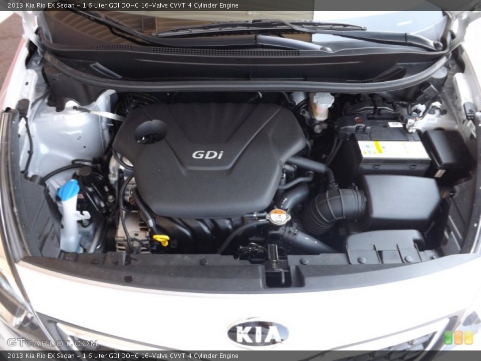 1.6 Liter GDI DOHC 16-Valve CVVT 4 Cylinder Engine for the 2013 Kia Rio #66519171
