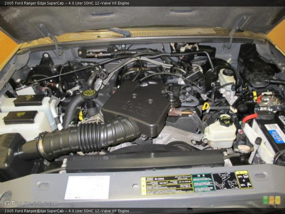 4.0 Liter SOHC 12-Valve V6 2005 Ford Ranger Engine