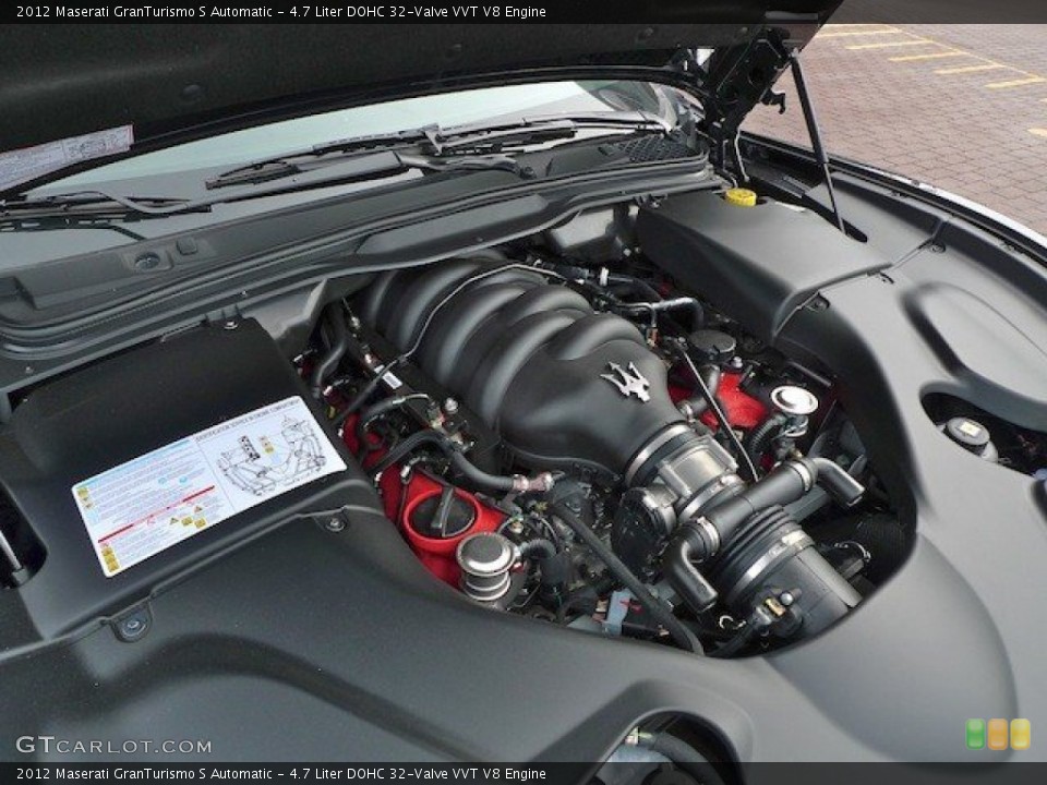 4.7 Liter DOHC 32-Valve VVT V8 Engine for the 2012 Maserati GranTurismo #66536553
