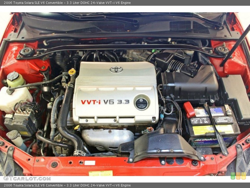3.3 Liter DOHC 24-Valve VVT-i V6 Engine for the 2006 Toyota Solara #66540126