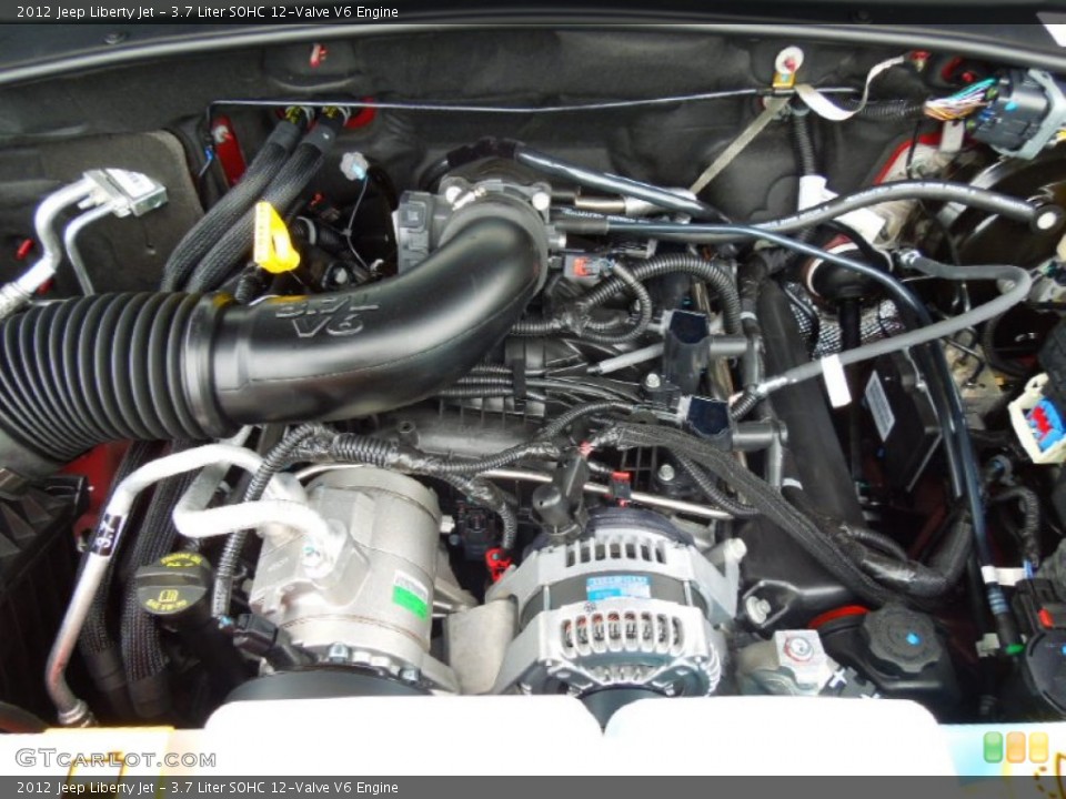 3.7 Liter SOHC 12-Valve V6 Engine for the 2012 Jeep Liberty #66546690