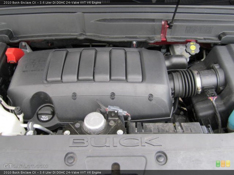 3.6 Liter DI DOHC 24-Valve VVT V6 2010 Buick Enclave Engine