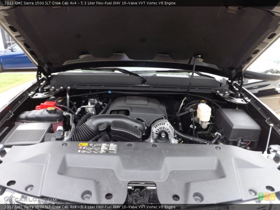 5.3 Liter Flex-Fuel OHV 16-Valve VVT Vortec V8 Engine for the 2012 GMC Sierra 1500 #66578191