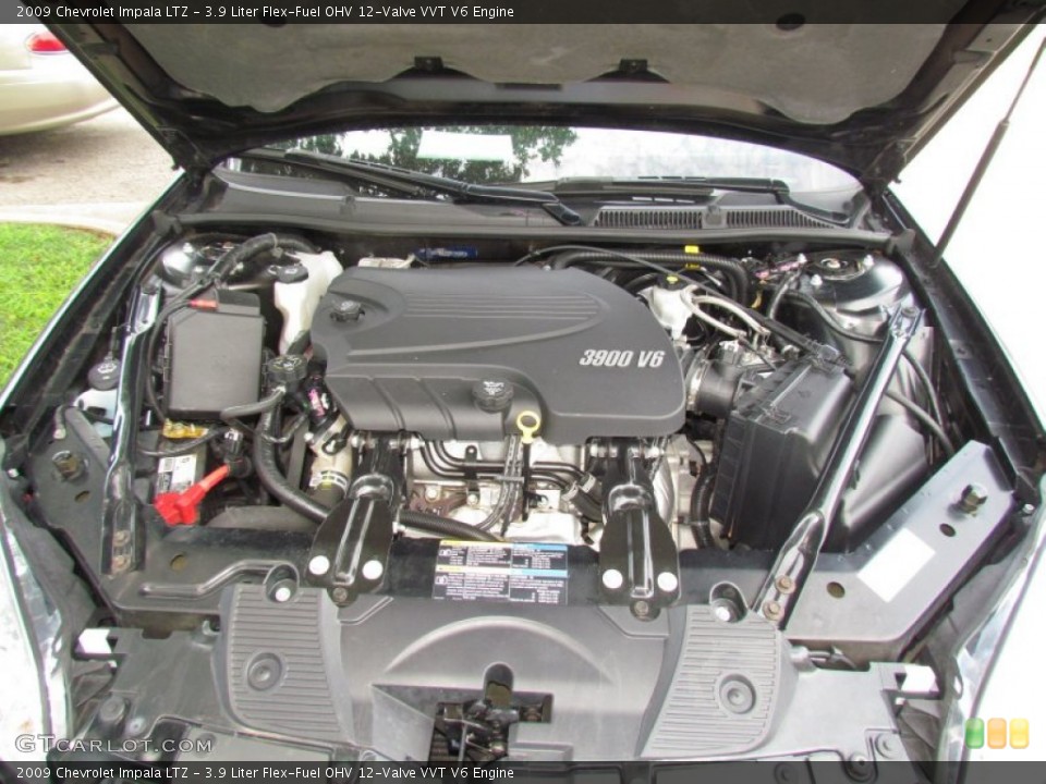 3.9 Liter Flex-Fuel OHV 12-Valve VVT V6 Engine for the 2009 Chevrolet Impala #66580049