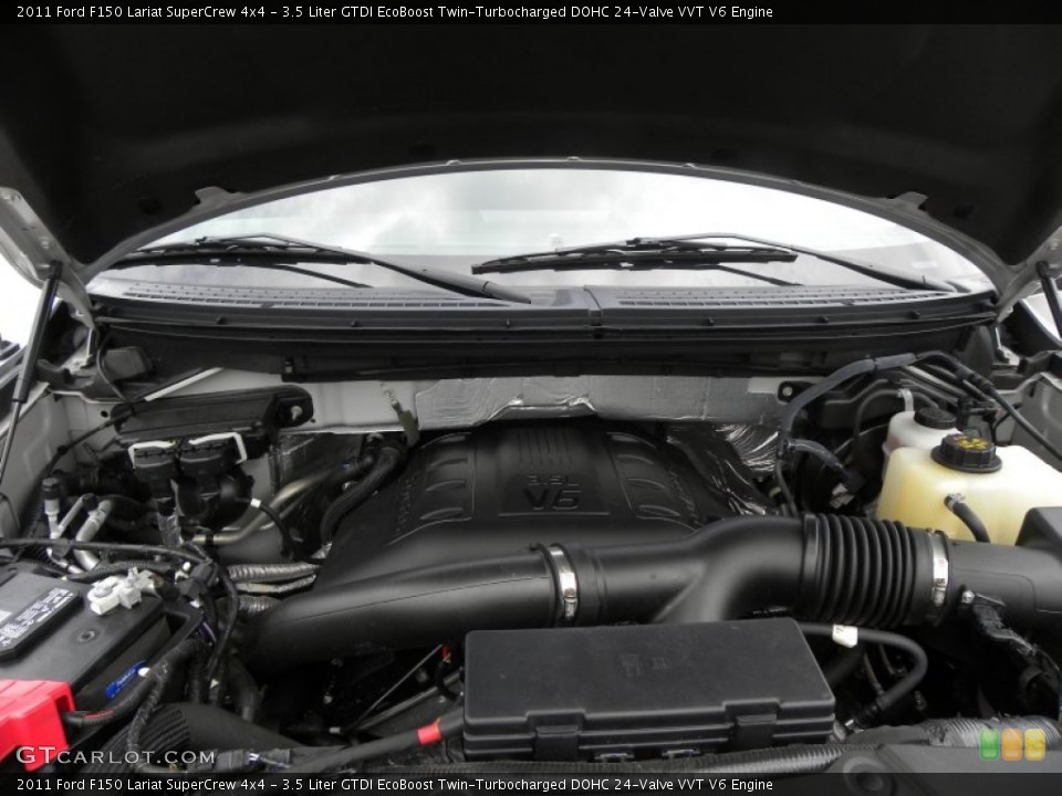 3.5 Liter GTDI EcoBoost Twin-Turbocharged DOHC 24-Valve VVT V6 Engine for the 2011 Ford F150 #66588192