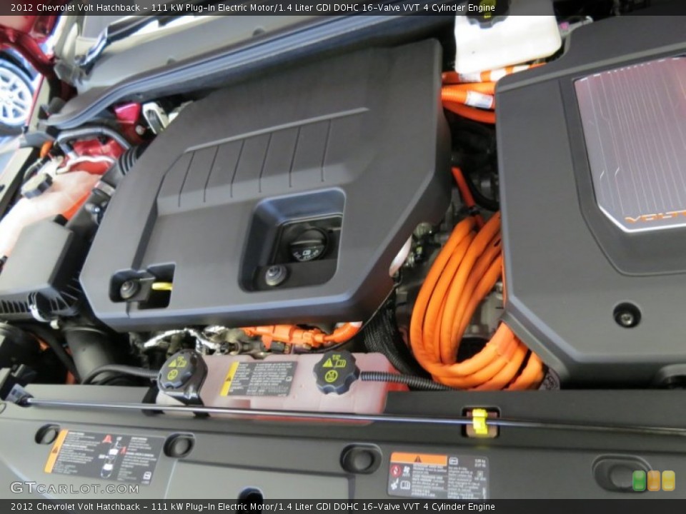 111 kW Plug-In Electric Motor/1.4 Liter GDI DOHC 16-Valve VVT 4 Cylinder Engine for the 2012 Chevrolet Volt #66589855
