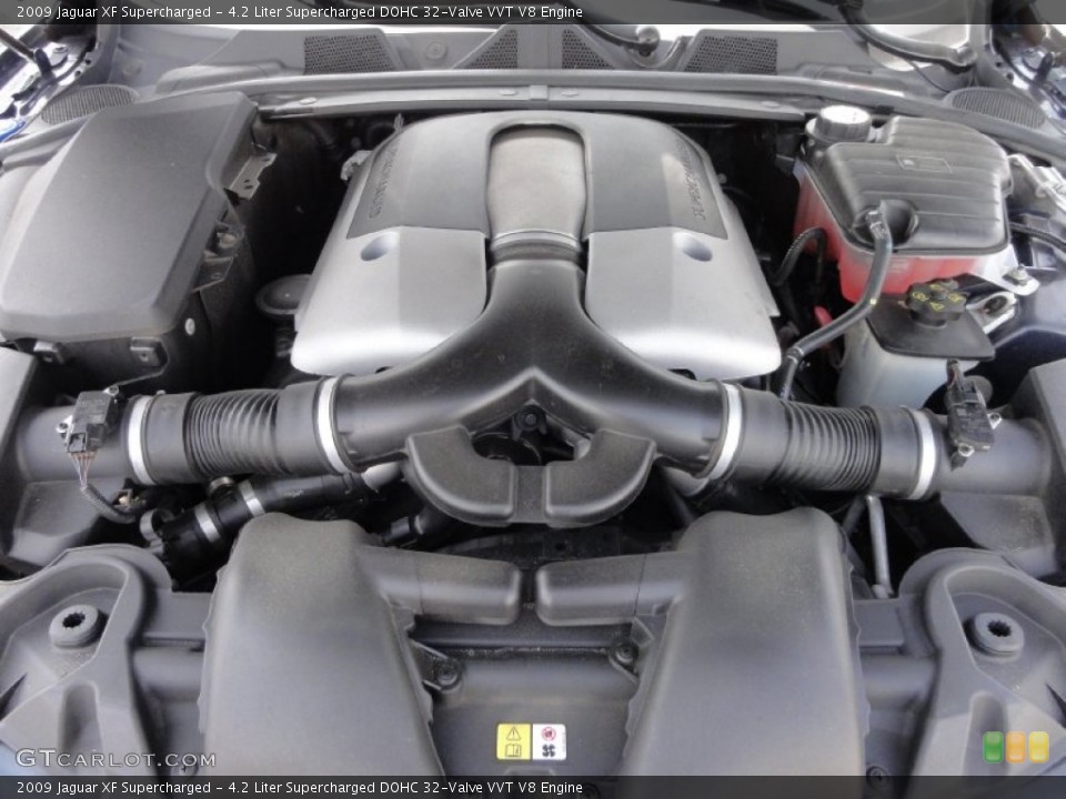 4.2 Liter Supercharged DOHC 32-Valve VVT V8 Engine for the 2009 Jaguar XF #66596755