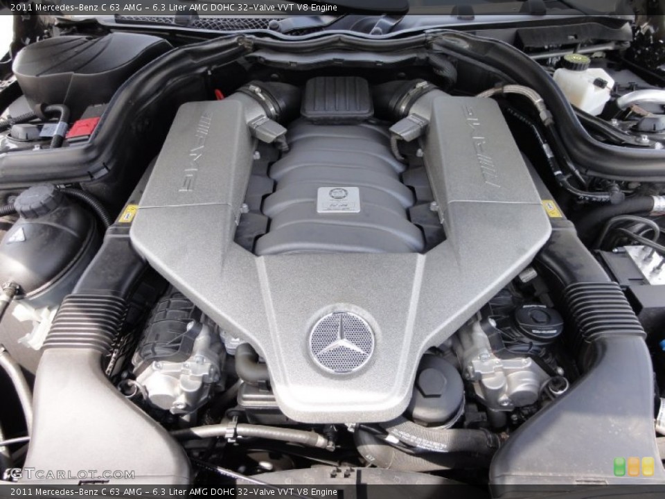 6.3 Liter AMG DOHC 32-Valve VVT V8 Engine for the 2011 Mercedes-Benz C #66597280