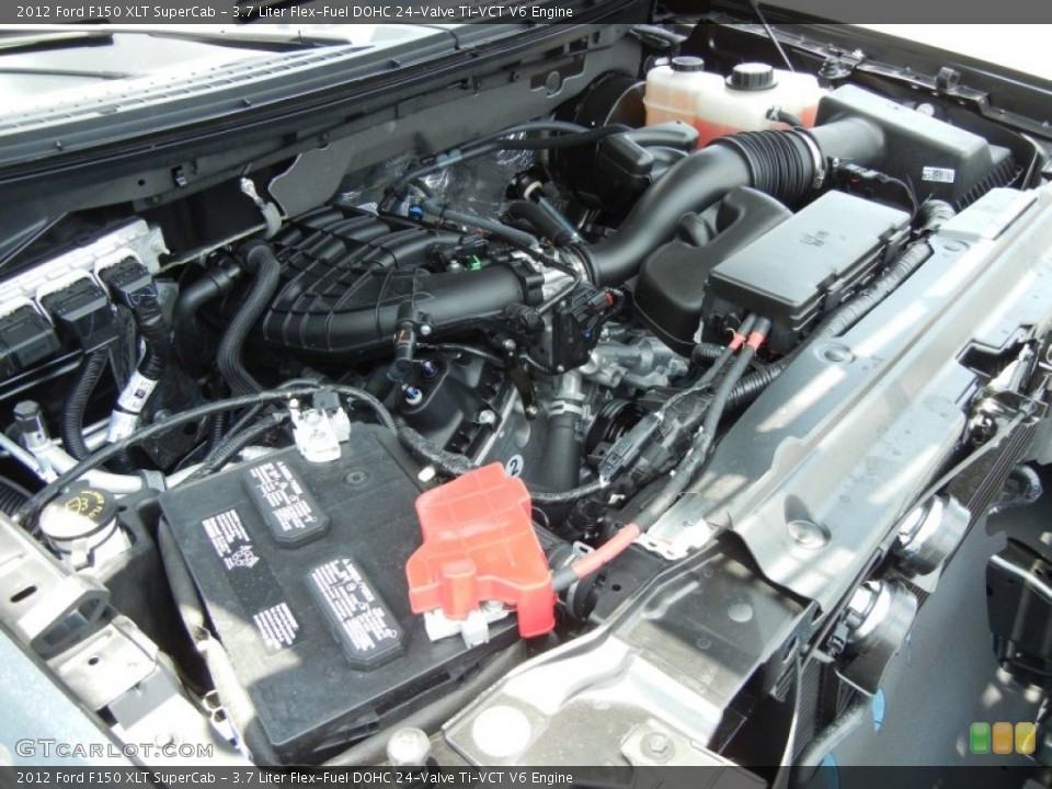3.7 Liter Flex-Fuel DOHC 24-Valve Ti-VCT V6 Engine for the 2012 Ford F150 #66609927