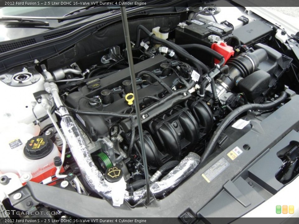 2.5 Liter DOHC 16-Valve VVT Duratec 4 Cylinder 2012 Ford Fusion Engine