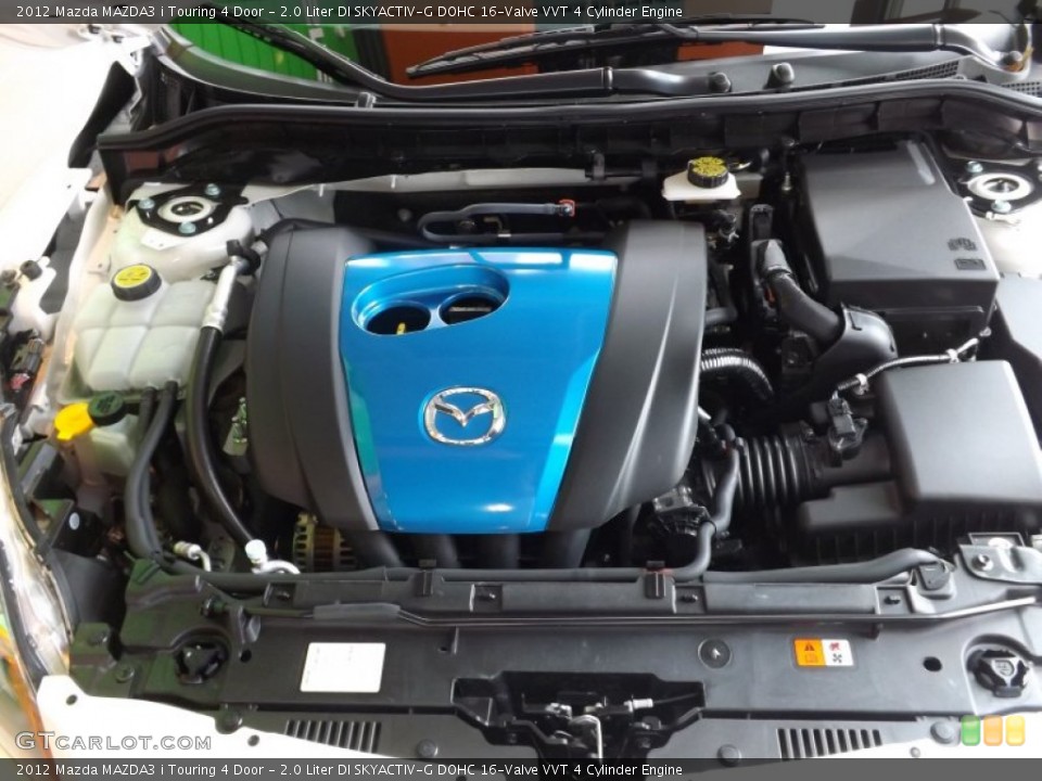 2.0 Liter DI SKYACTIV-G DOHC 16-Valve VVT 4 Cylinder Engine for the 2012 Mazda MAZDA3 #66613802