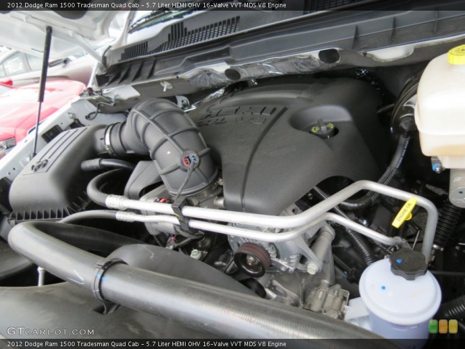 5.7 Liter HEMI OHV 16-Valve VVT MDS V8 Engine for the 2012 Dodge Ram 1500 #66616472