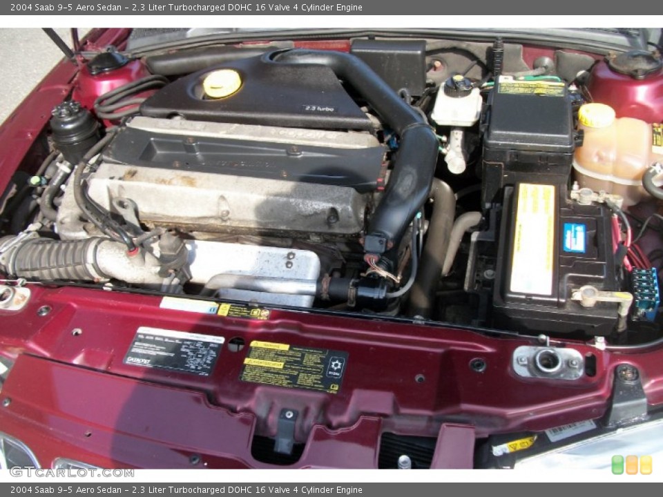 2.3 Liter Turbocharged DOHC 16 Valve 4 Cylinder Engine for the 2004 Saab 9-5 #66622826