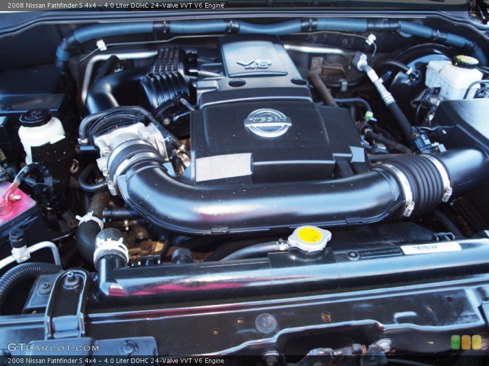 4.0 Liter DOHC 24-Valve VVT V6 Engine for the 2008 Nissan Pathfinder #66639506