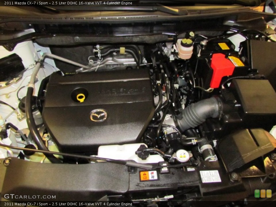 2.5 Liter DOHC 16-Valve VVT 4 Cylinder Engine for the 2011 Mazda CX-7 #66652802