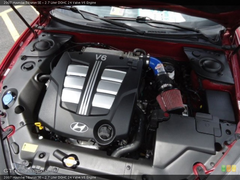 2.7 Liter DOHC 24 Valve V6 Engine for the 2007 Hyundai Tiburon #66654377