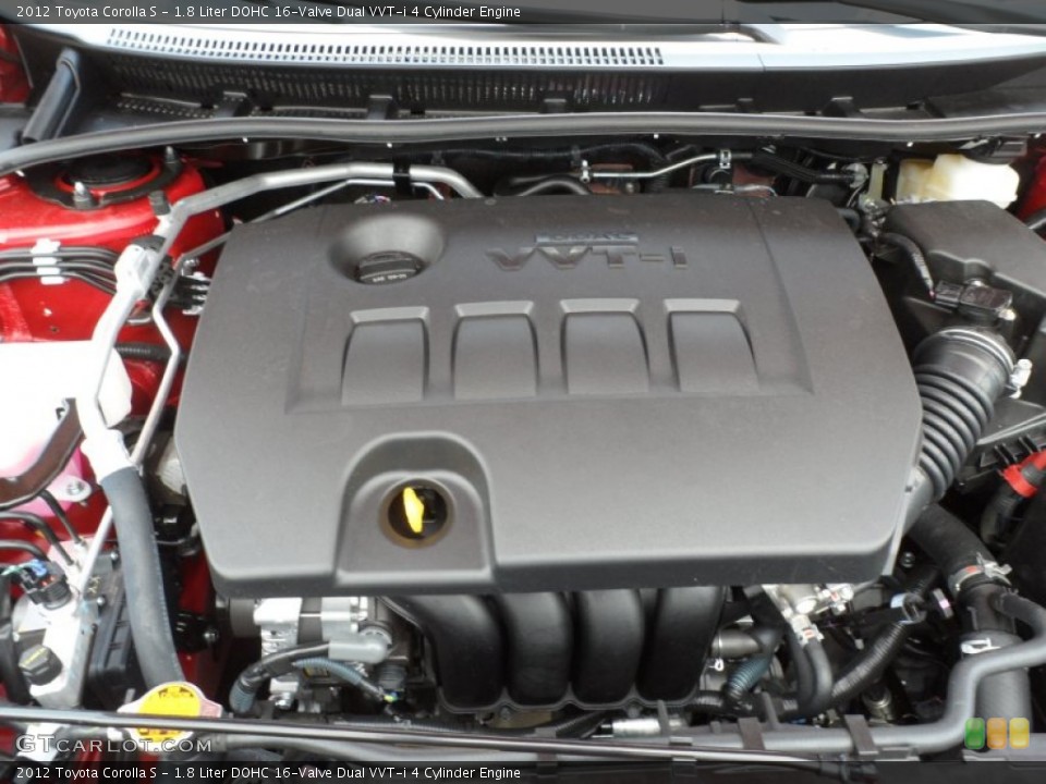 1.8 Liter DOHC 16-Valve Dual VVT-i 4 Cylinder Engine for the 2012 Toyota Corolla #66657371
